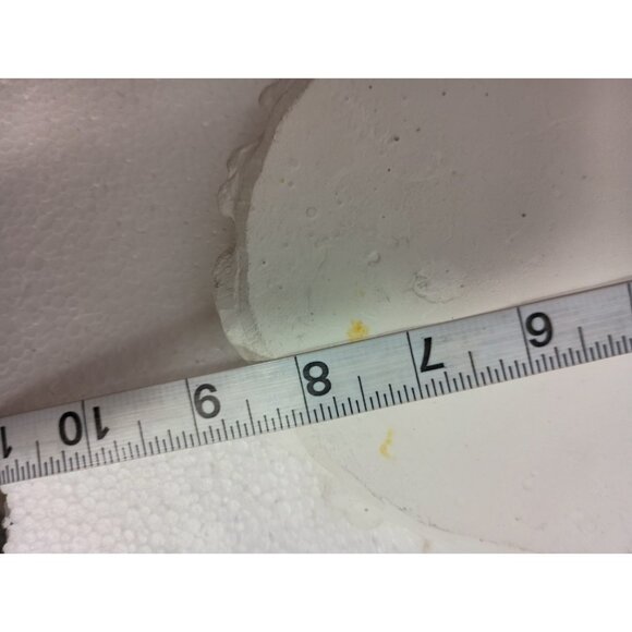 VTG Chalkware Pearlized 3D Wall Plaque Girl Cherubs & Deer Mid Century Modern - Picture 6 of 7